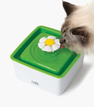 Catit Mini Flower Fountain for Cats – Fresh Flowing Water