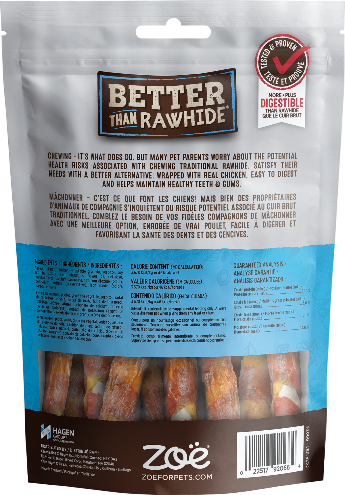 Rawhide Free Twists for Dogs | BBQ Chicken - Image 4