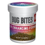 Fluval Bug Bites Colour Enhancing Formula – Medium to Large Fish – 1.4-2.0 mm granules - 45 g (1.6 oz)