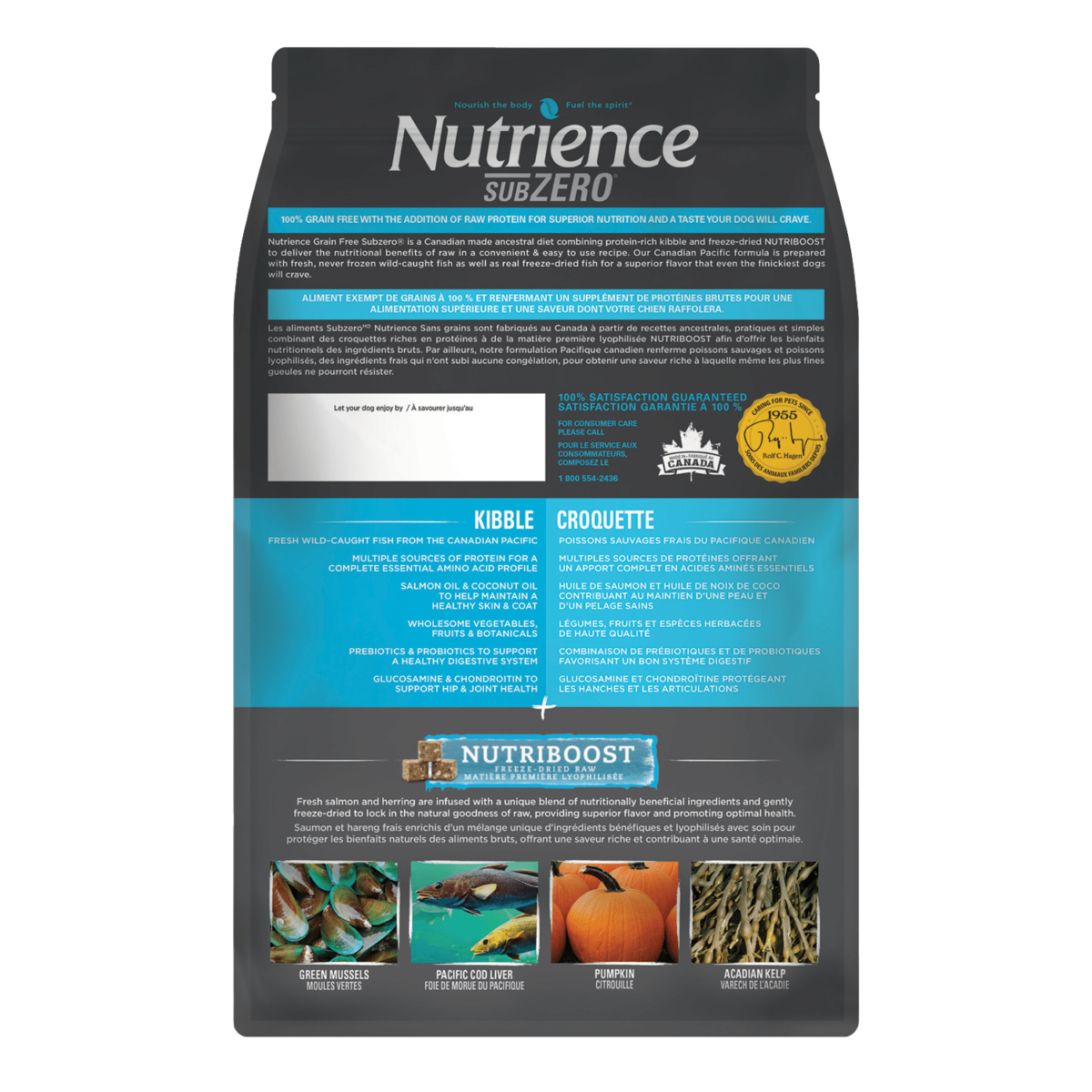 Nutrience Grain Free Subzero for Dogs - Canadian Pacific - 4 Packs (20 lbs) - Image 2