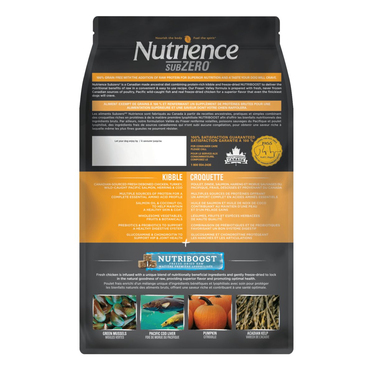 Nutrience SubZero Fraser Valley – High Protein Dog Food (5lb) - Image 2