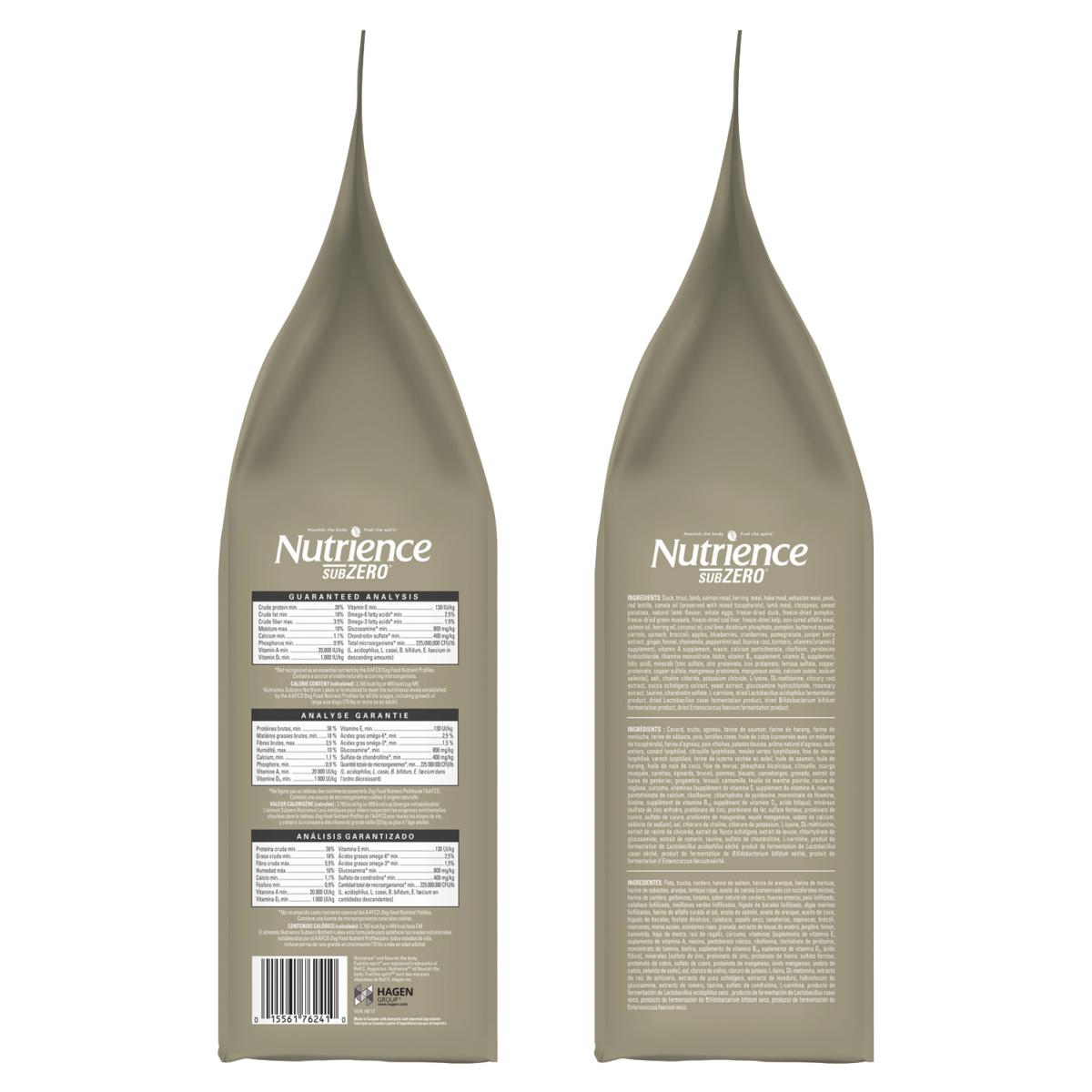 Nutrience Subzero Northern Lakes – Fish & Duck Dog Food (5lb) - Image 3