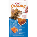 Catit Creamy Cat Treats - Salmon and Prawn (4x10g per pack)