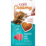 Catit Creamy Cat Treats - Tuna (4x10g per pack)