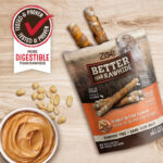 Rawhide Free Twists for Dogs | Peanut Butter