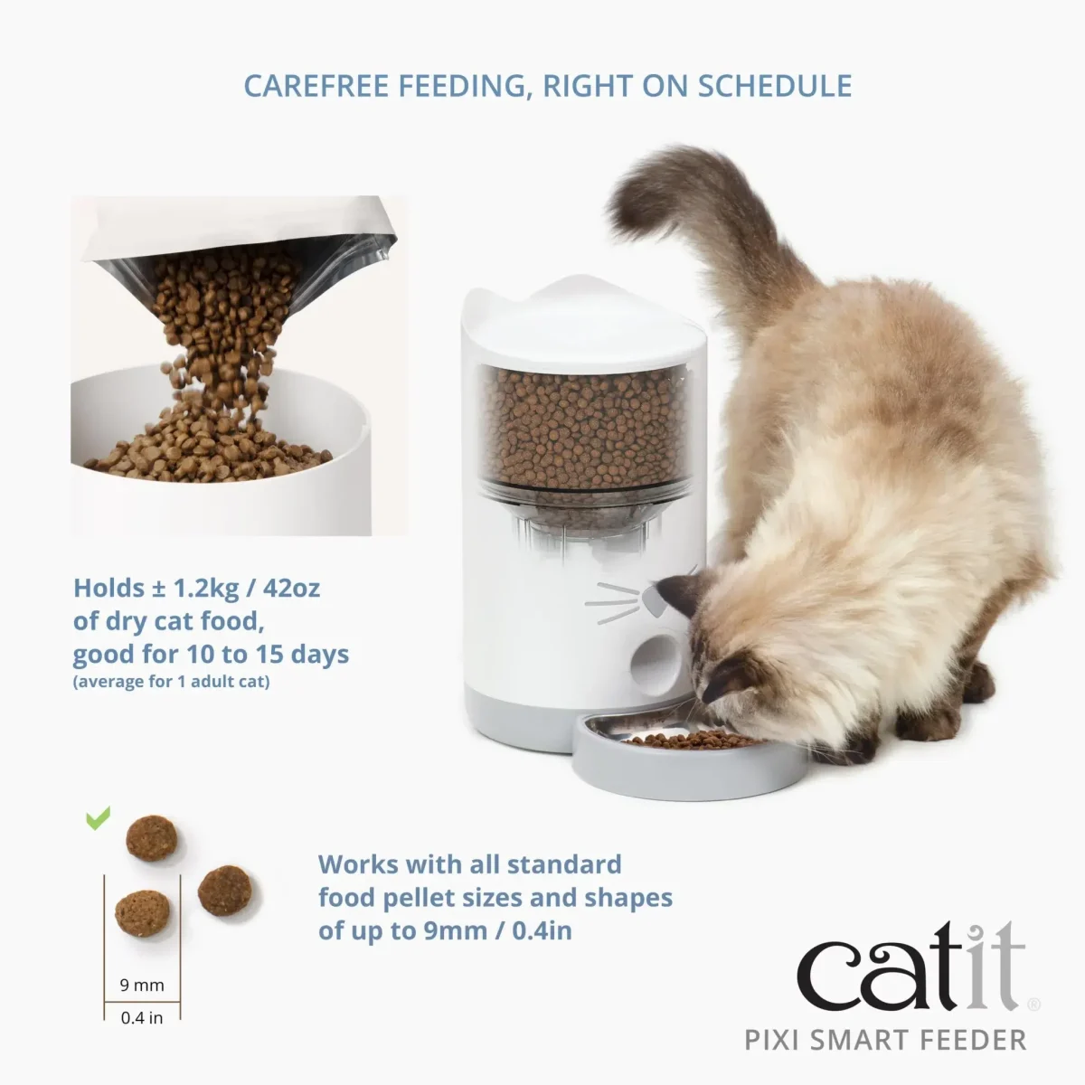 Catit PIXI Smart Feeder, Automatic Cat Feeder - Image 3