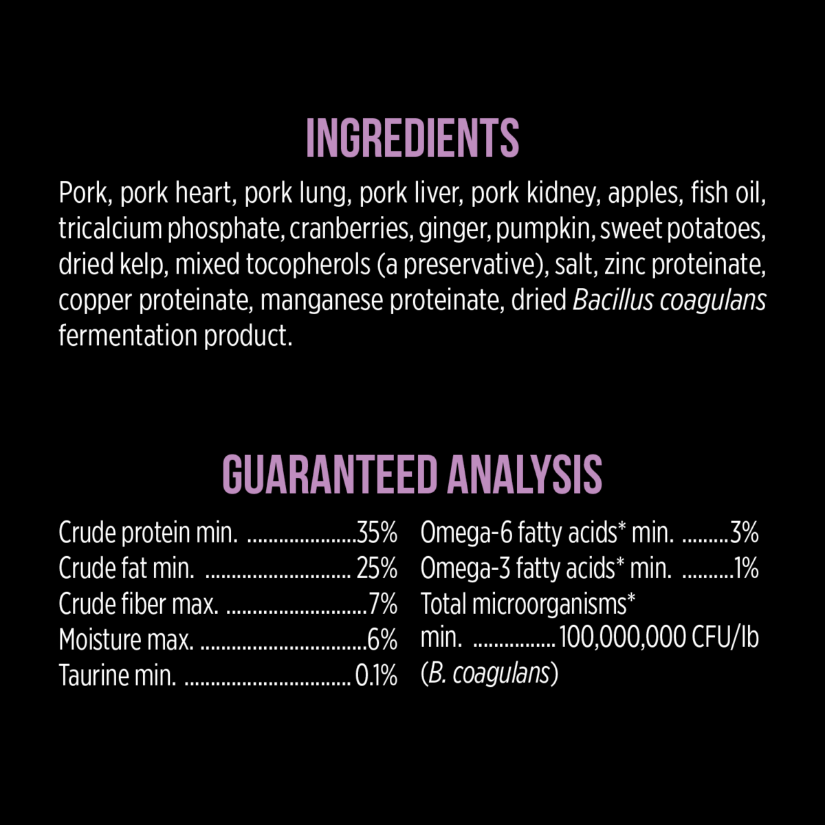 Nutrience Subzero Complete & Balanced Freeze-dried Dog Food - Pork & Apple 113g - Image 5