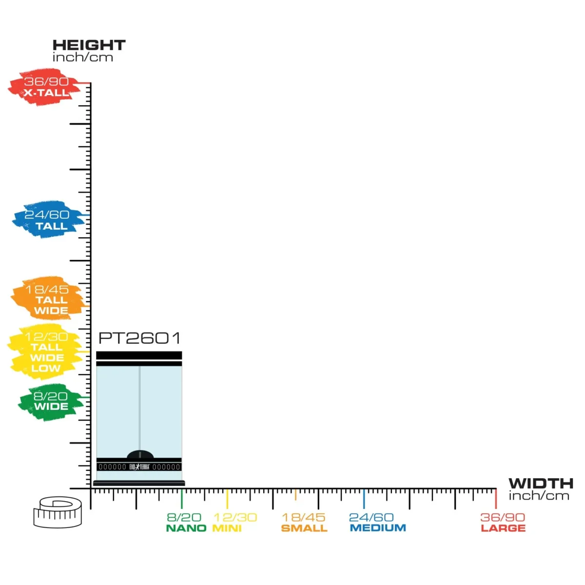 Natural Terrarium Nano Tall 8"WX8"Dx12"H - Image 3
