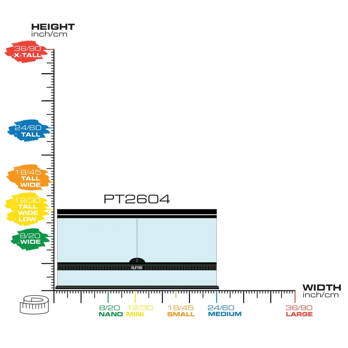 Exo-Terra Natural Terrarium Medium Low 2'WX1.5'Dx1'H - Image 4