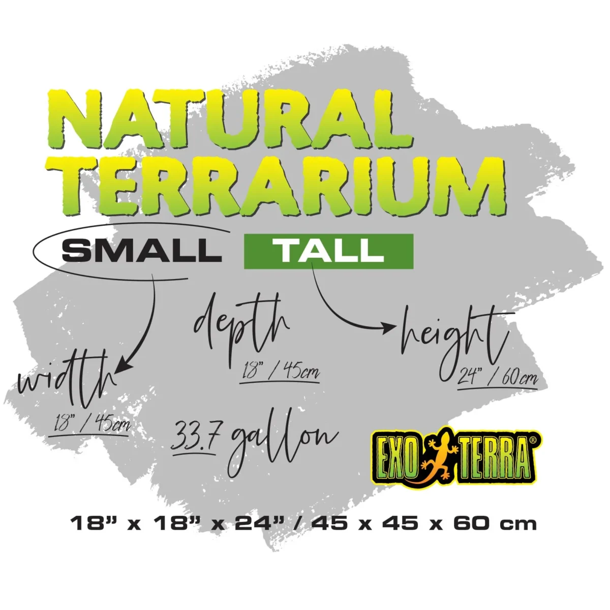 Natural Terrarium Small Tall 1.5"WX1.5"Dx2"H Door 6" High - Image 6