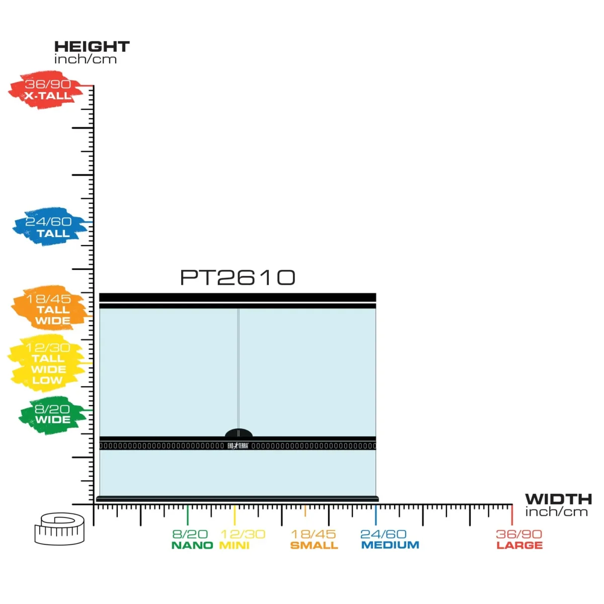 Natural Terrarium Medium Wide 2'WX1.5'Dx1.5'H - Image 3