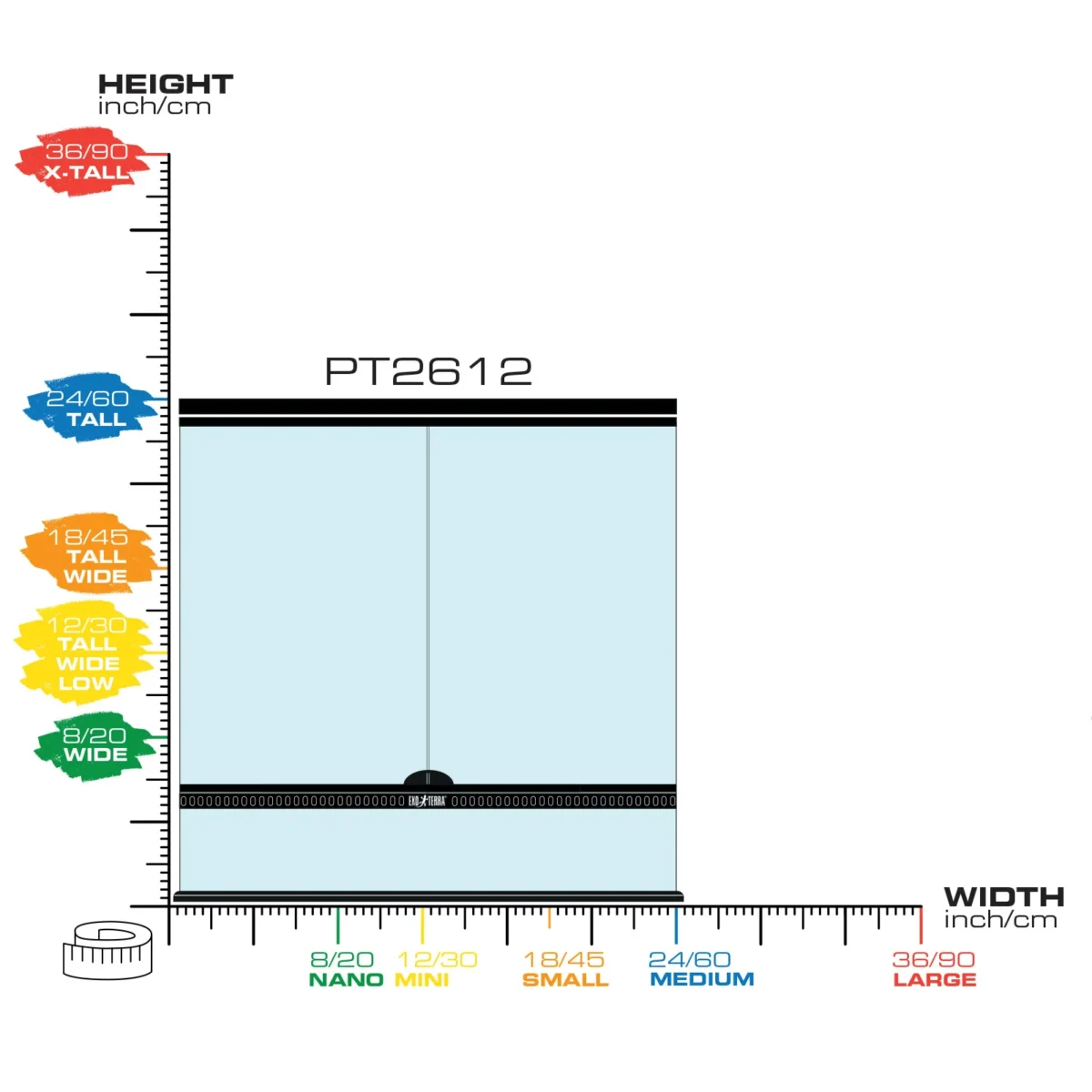 Exo-Terra Natural Terrarium Medium Tall 2'WX1.5'Dx2'H - Image 4