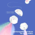 Petgravity 2-in-1 Retractable Spring Bar Wand with Tassel Cat Stick Toy - Image 4