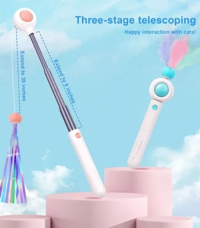 cat wand toy