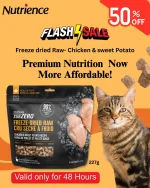 Freeze-Dried Raw Chicken & Sweet Potato Cat Food 227g