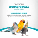 Hagen Tropican Lifetime Formula 2 mm Granule cockatiel 820g - Image 5