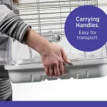 Bird Cage for Very Small to Small Birds, Model M01, Small Wire, Single Height - Image 2