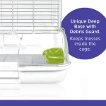 Bird Cage for Very Small to Small Birds, Model M02, Small Wire, Double Height - Image 5