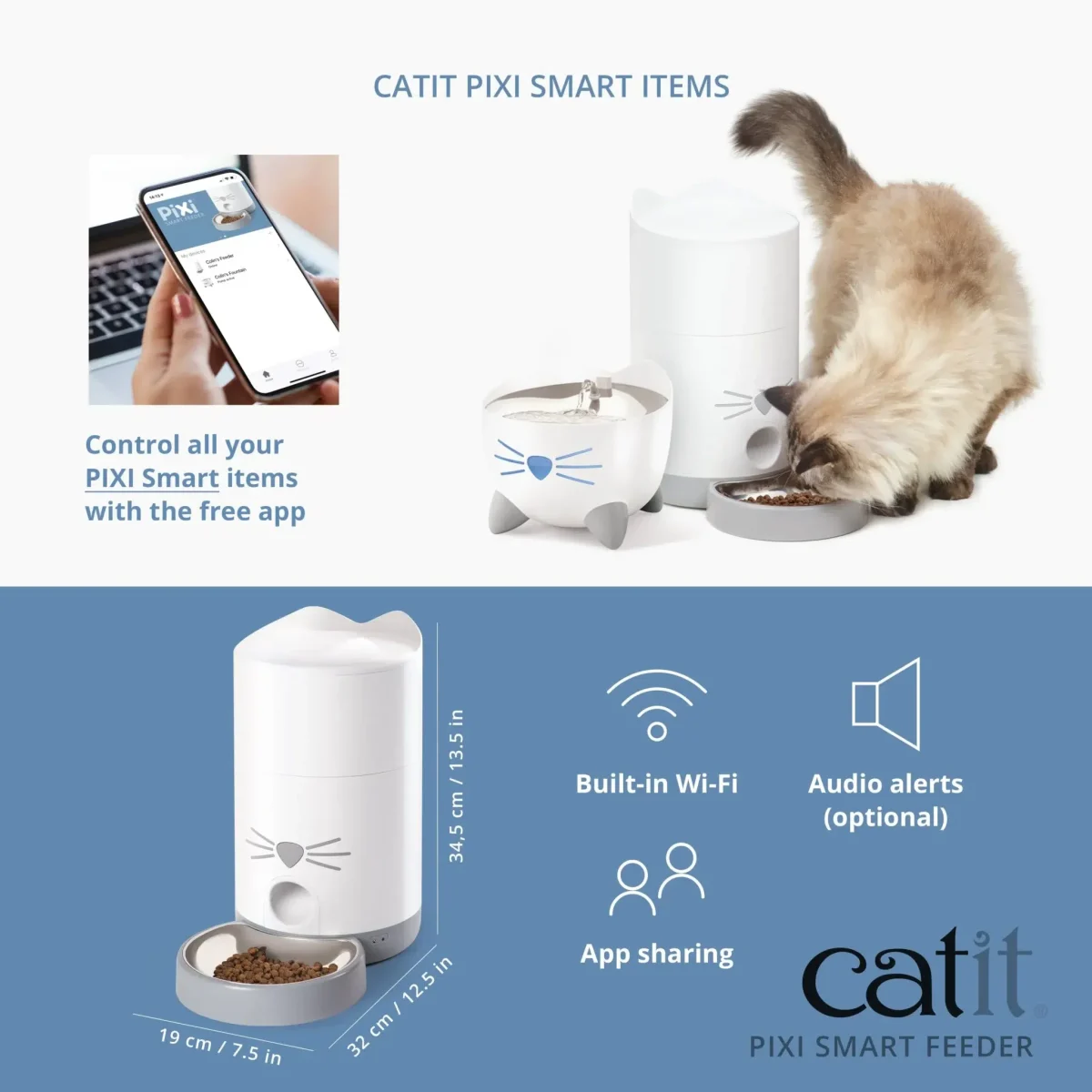 Catit PIXI Smart Feeder, Automatic Cat Feeder - Image 5