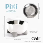 Catit PIXI Elevated Feeding Dish - Image 3