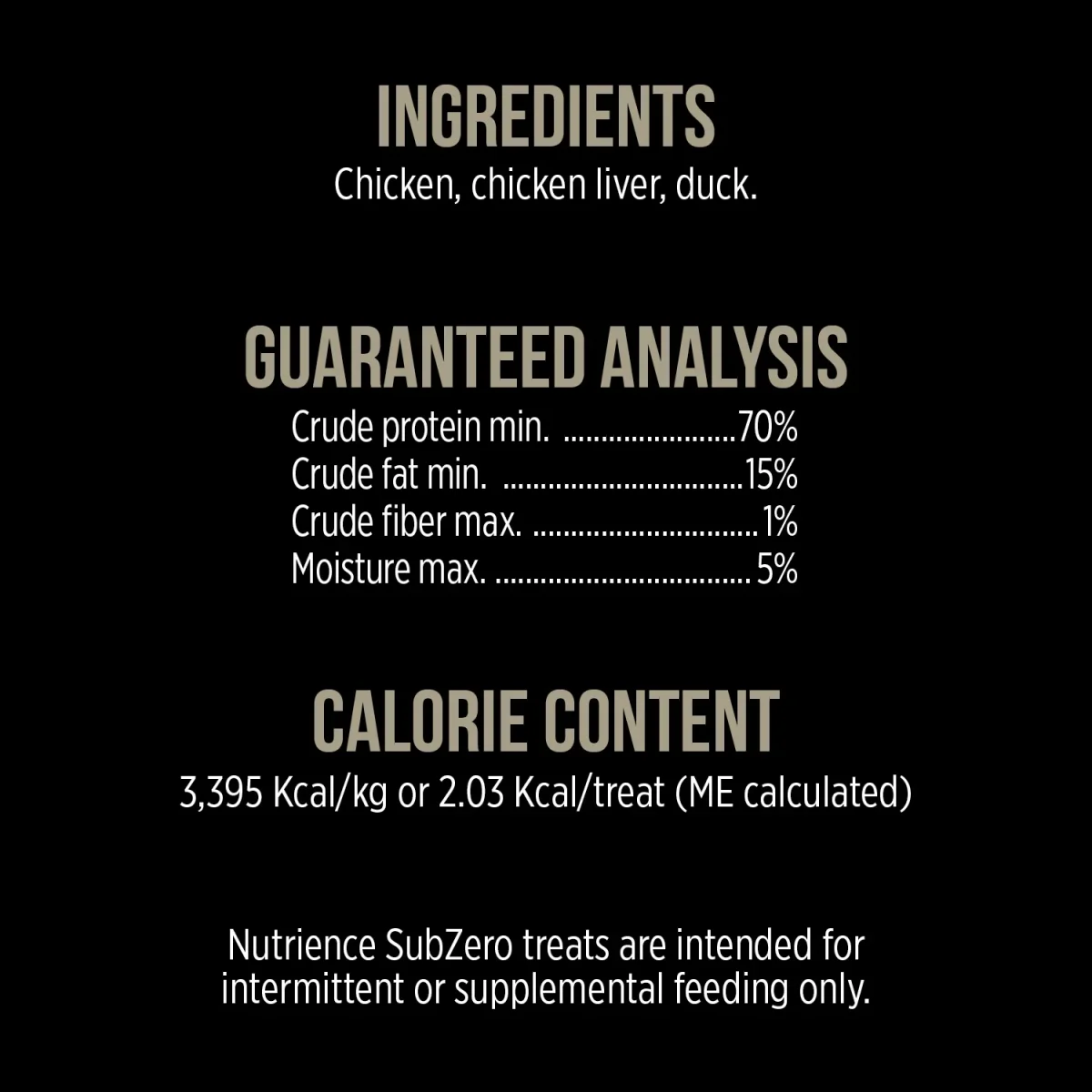 Freeze-Dried, Chicken Liver & Duck Dog Treats 70g - Image 3