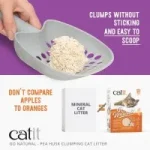 Catit Go Natural Pea Husk Clumping Cat Litter, Lavender 7kg