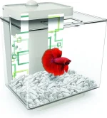 Marina Betta Aquarium 4.9l/1.3gal EZ Care PLUS - White 13336
