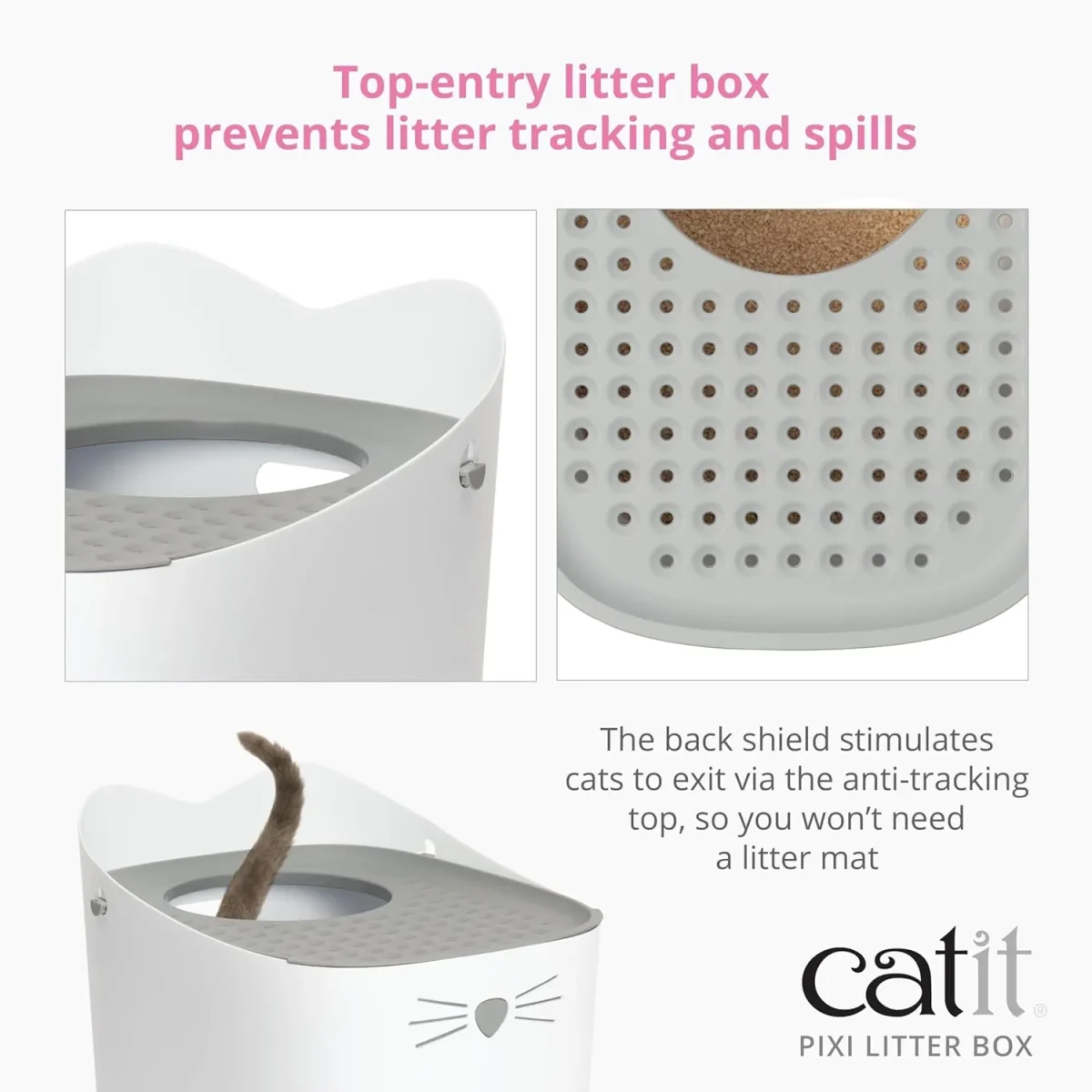 Catit PIXI Litter Box - Gray