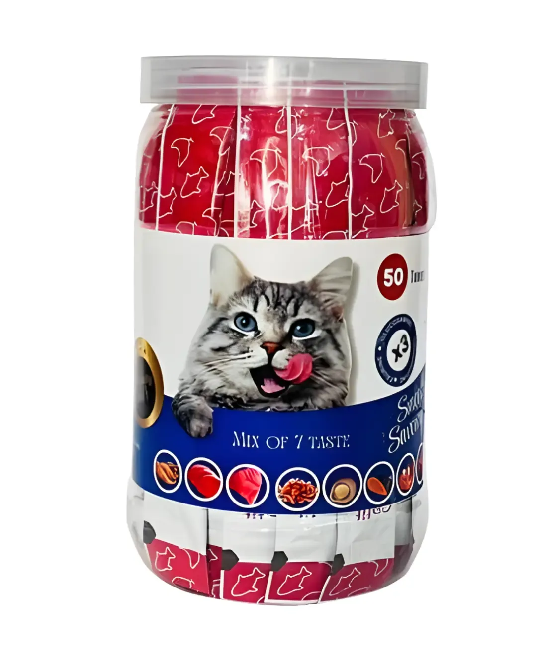 imgi_7_50-tube-cat-treats Best treats and toys for cats- 50 treat Value Pack with Cat toys - Image 1