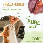 Catit freeze dried Grain free cat snacks Combo Pack (Ocean Whitefish + Chicken + Tuna + Duck Liver & Chicken Liver) – 4 x 28.4g - Image 2