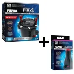 Fluval FX4 High Performance Canister Filter and SK400 Skimmer Combo