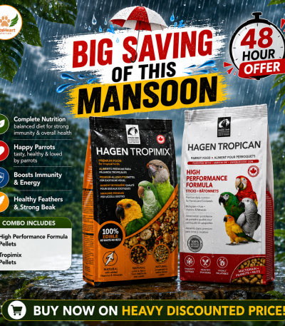 HARI Tropimix Small Parrots Combo